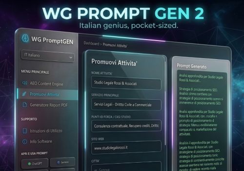 Generatore di prompt per AI multi lingua